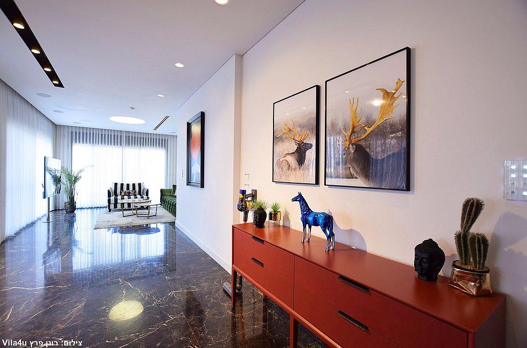 157703 המתחם הפנימי, סי וויו פנטהאוז - Sea View Penthouse, וילה  בחדרה וילות - Vila
