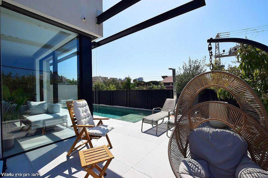 183876 גלרית חוץ, וילה בוטיק נתניה, וילה  בנתניה וילות - Vila