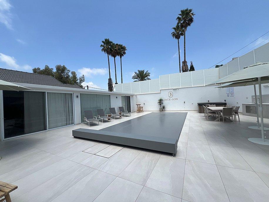 194080 כיסוי חשמלי לבריכה - בטיחותי לילדים, וילה ג'קסון - Jack son, וילה  בעין יעקב וילות - Vila