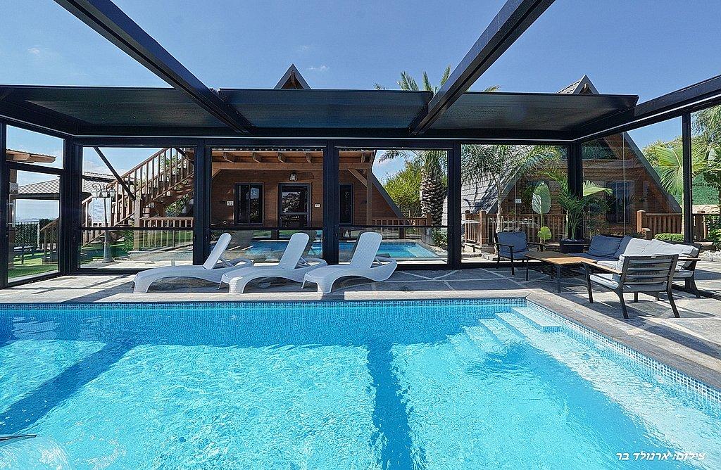 198285 מתחם חיצוני, פרופאנס בגליל, וילה  בירכא וילות - Vila