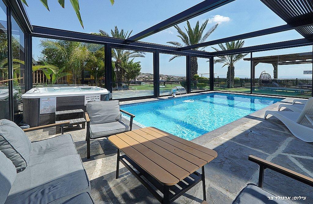 198286 מתחם חיצוני, פרופאנס בגליל, וילה  בירכא וילות - Vila