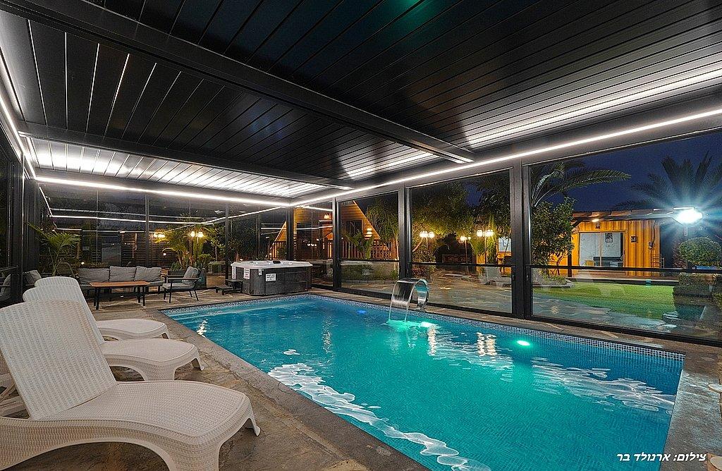 198328 תמונות חוץ ערב, פרופאנס בגליל, וילה  בירכא וילות - Vila