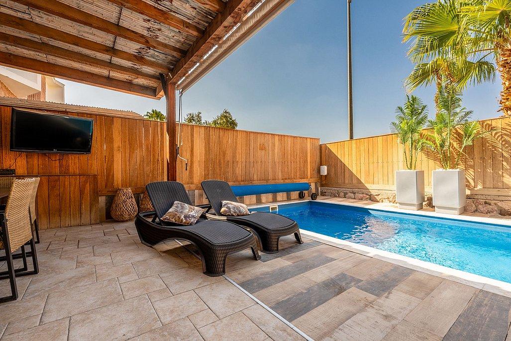 199873 גלרית חוץ, הבית על הוואדי, וילה  באילת וילות - Vila