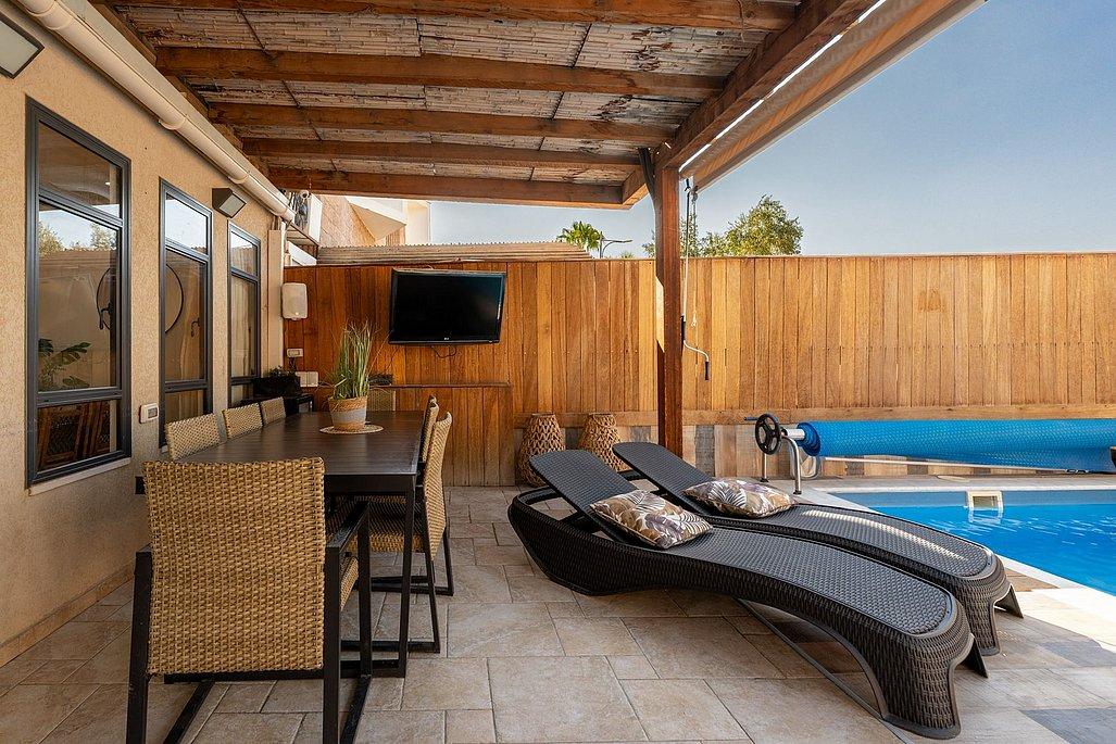 199874 גלרית חוץ, הבית על הוואדי, וילה  באילת וילות - Vila