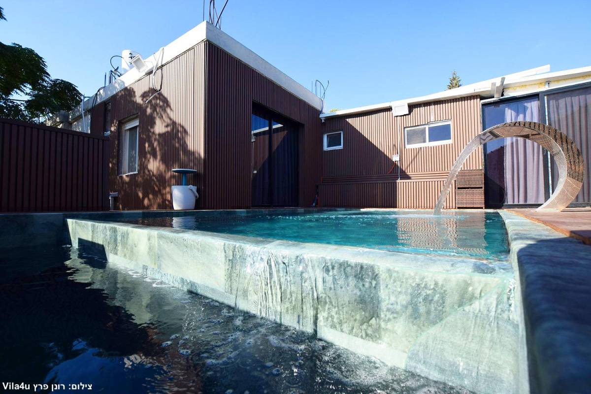 201830 גלרית חוץ, וילת השחר, וילה  בעין יעקב וילות - Vila