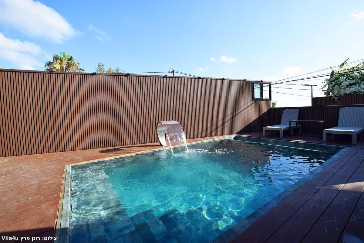 201844 גלרית חוץ, וילת השחר, וילה  בעין יעקב וילות - Vila