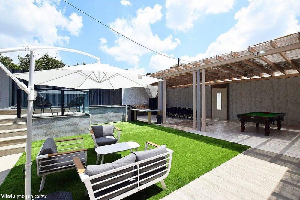 202817 המתחם חיצוני של הוילה, אחוזת כוכב יהלום, וילה  בשלומי וילות - Vila