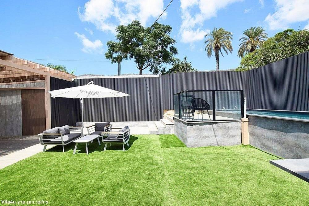 202825 המתחם חיצוני של הוילה, אחוזת כוכב יהלום, וילה  בשלומי וילות - Vila