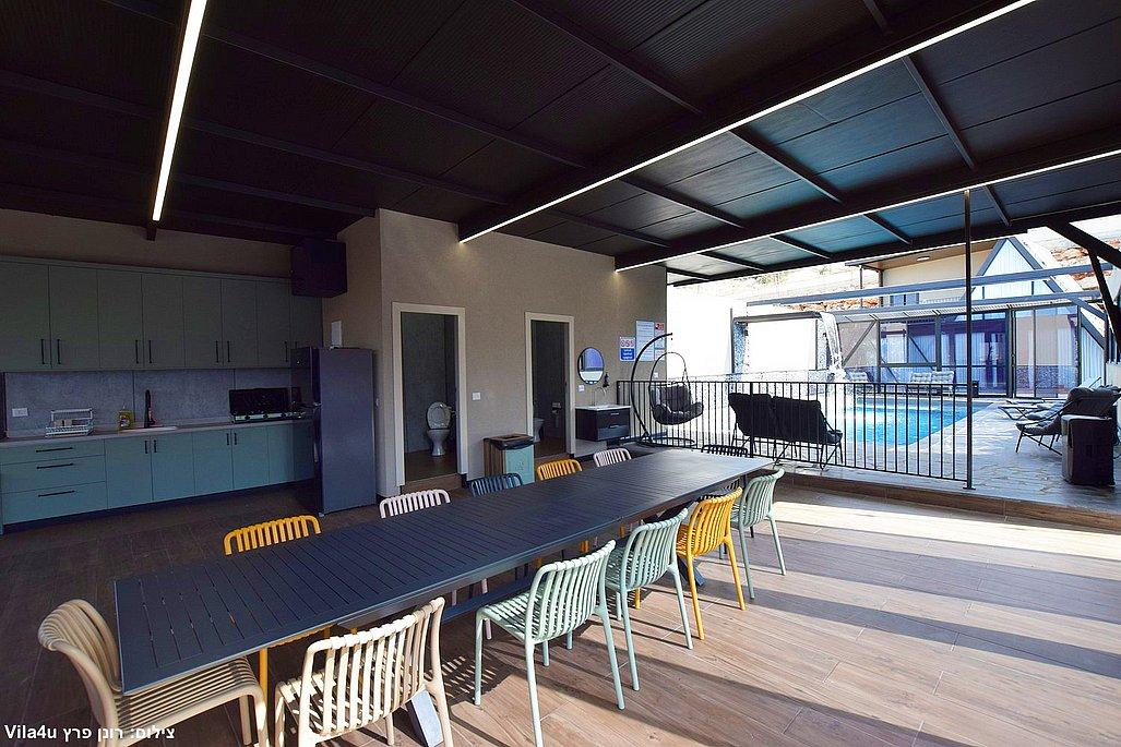 206376 מתחם חיצוני, אחוזת לונריה, וילה  בירכא וילות - Vila