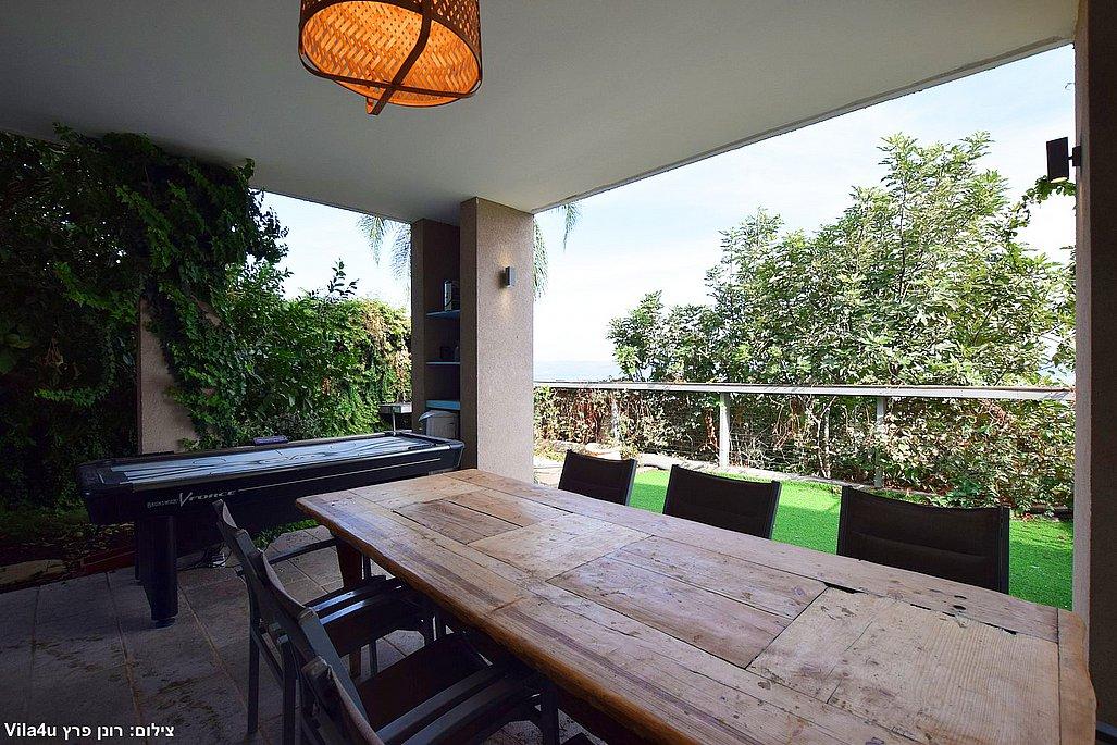 207791 מתחם הבריכה, הג'קוזי והנוף, וילה בלו ביי, וילה  במגדל וילות - Vila