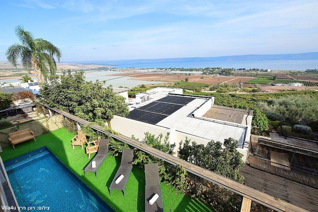 207792 מתחם הבריכה, הג'קוזי והנוף, וילה בלו ביי, וילה  במגדל וילות - Vila