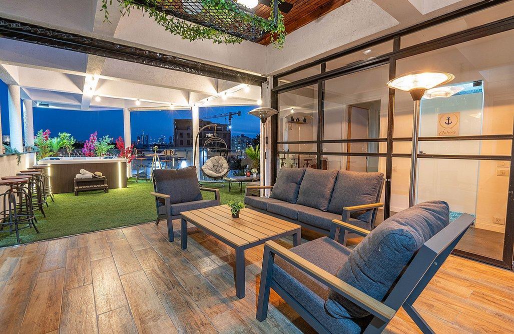 207992 הפנטהאוז, הפנטהאוז של תל אביב, וילה  בתל אביב וילות - Vila