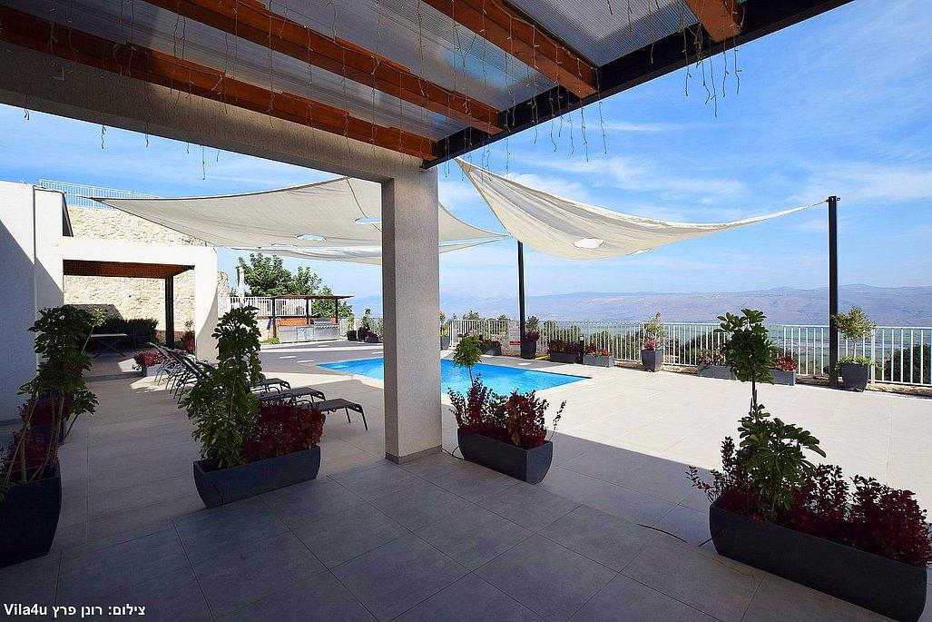 208884 גלרית חוץ, אחוזת גפנים, וילה  ברמות נפתלי וילות - Vila