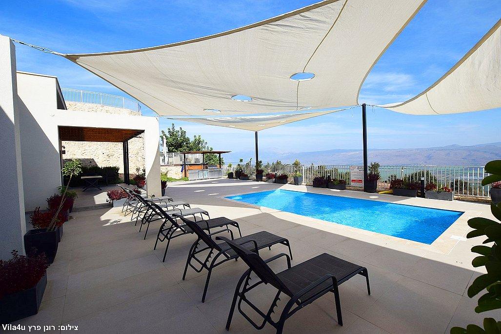 208885 גלרית חוץ, אחוזת גפנים, וילה  ברמות נפתלי וילות - Vila