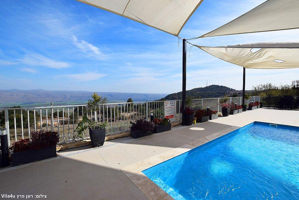208886 גלרית חוץ, אחוזת גפנים, וילה  ברמות נפתלי וילות - Vila