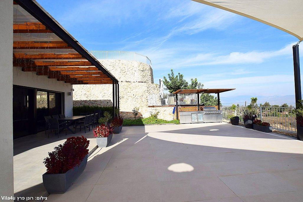 208892 גלרית חוץ, אחוזת גפנים, וילה  ברמות נפתלי וילות - Vila