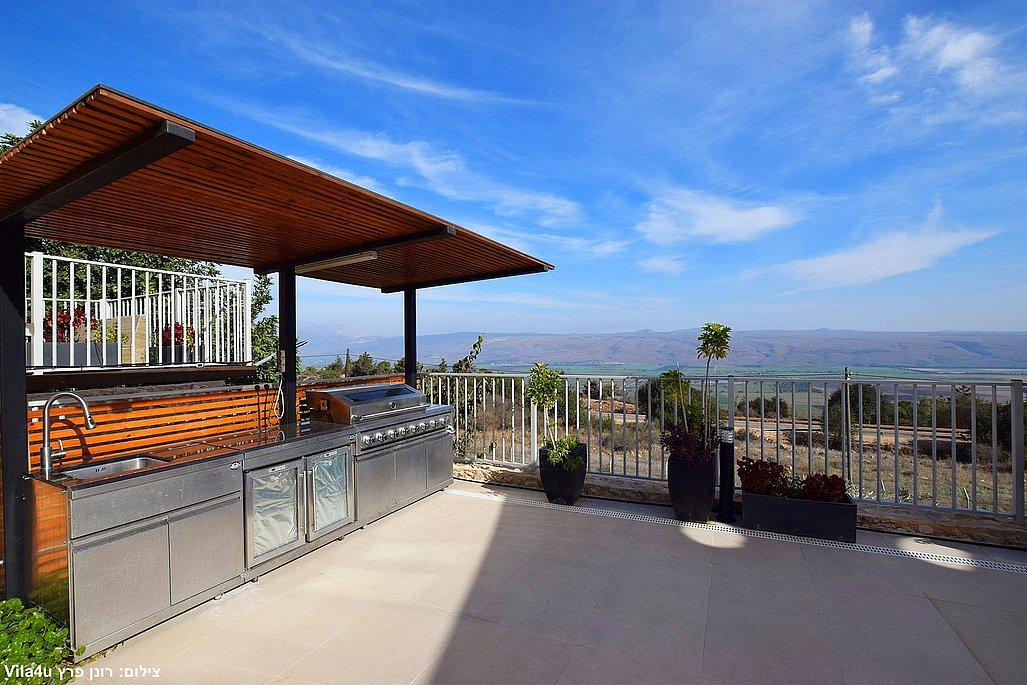 208895 גלרית חוץ, אחוזת גפנים, וילה  ברמות נפתלי וילות - Vila