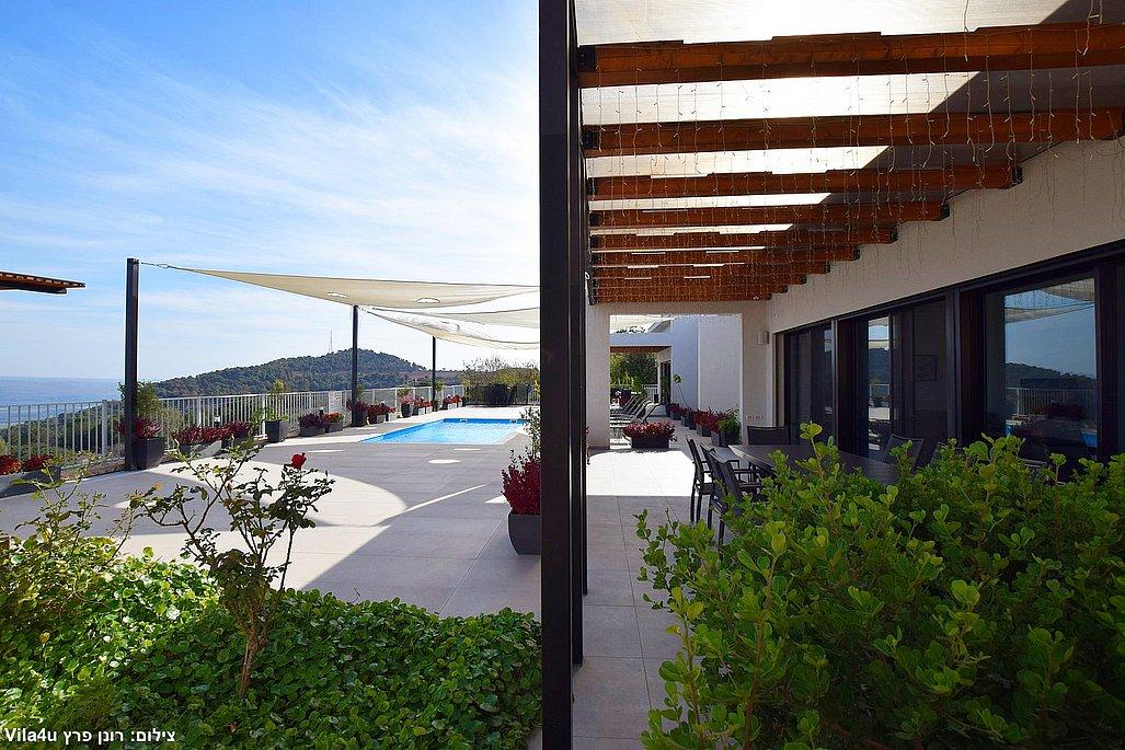 208910 גלרית חוץ, אחוזת גפנים, וילה  ברמות נפתלי וילות - Vila