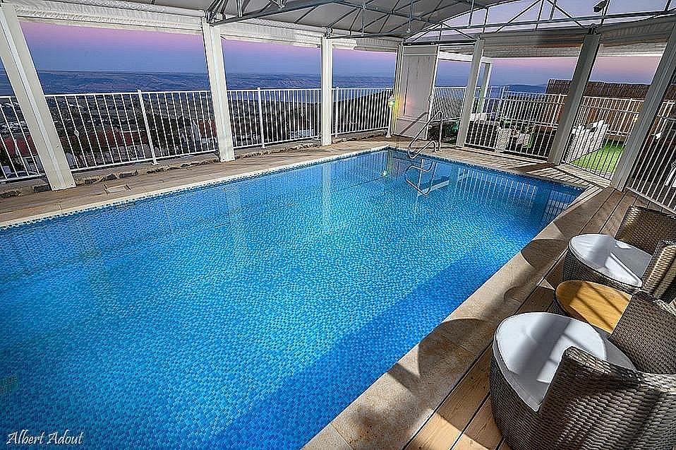 209554 מתחם החוץ המשקיף לכנרת, וילה סלו מול הכנרת, וילה  בנוף כנרת וילות - Vila