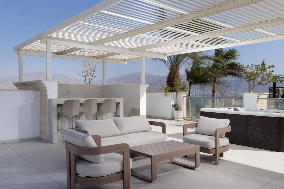 209613 המתחם החיצוני, וילה רנסו, וילה  באילת וילות - Vila