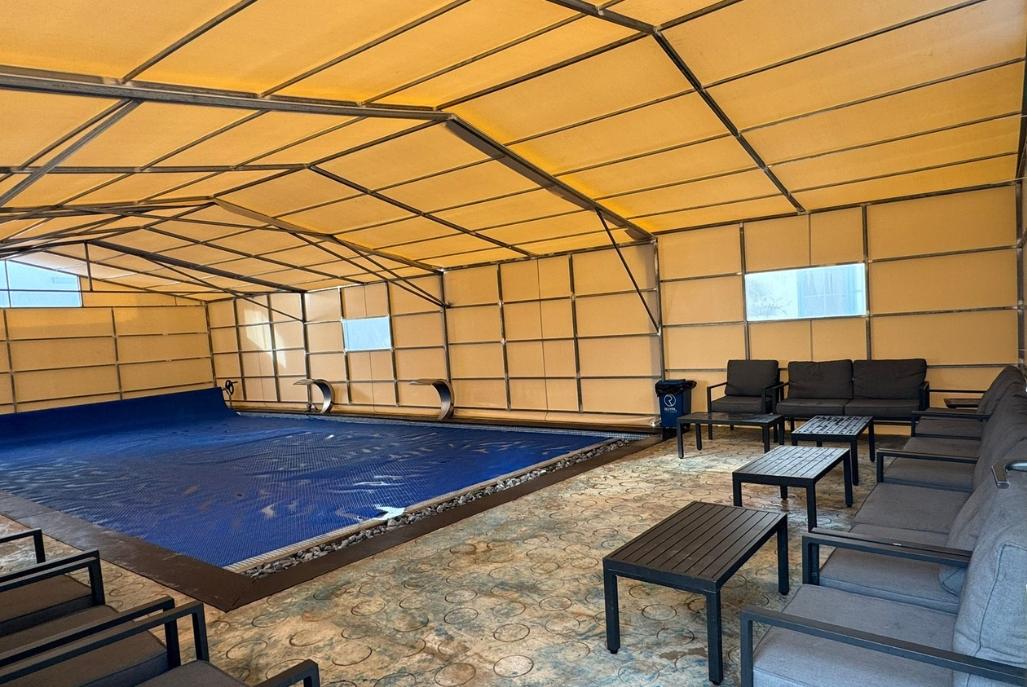 210510 הבריכה בחורף, אחוזת מיקונוס ירכא, וילה  בירכא וילות - Vila