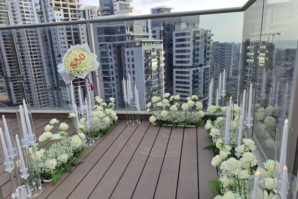 210685 מתחם הגג והבריכה, רויאל פנטהאוז, וילה  בבת ים וילות - Vila