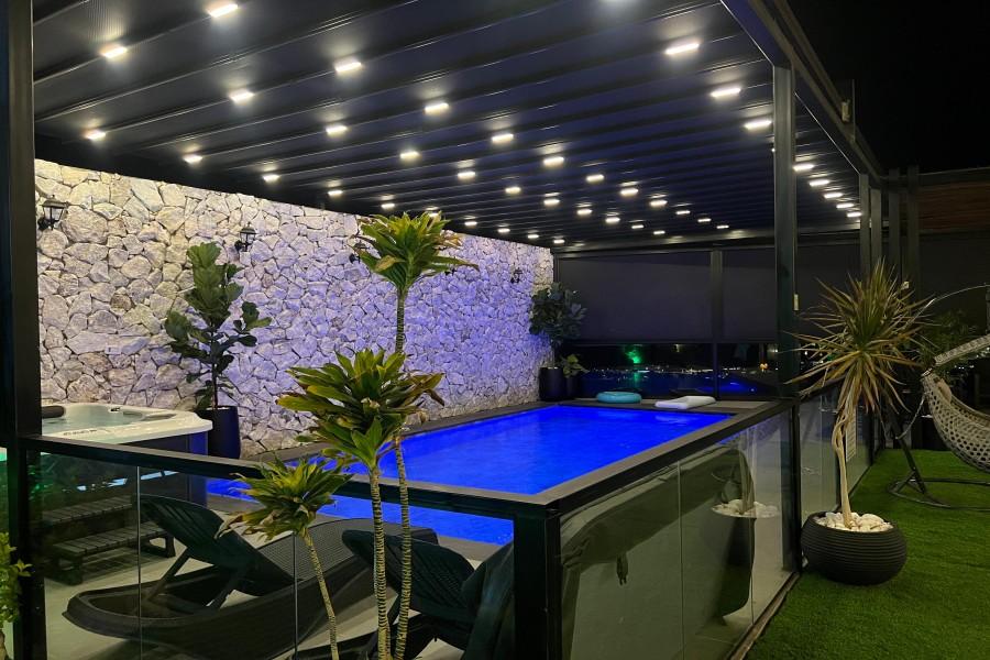 211393 המתחם בערב, וילה טרה ורדה - Terra Verde, וילה  בירכא וילות - Vila