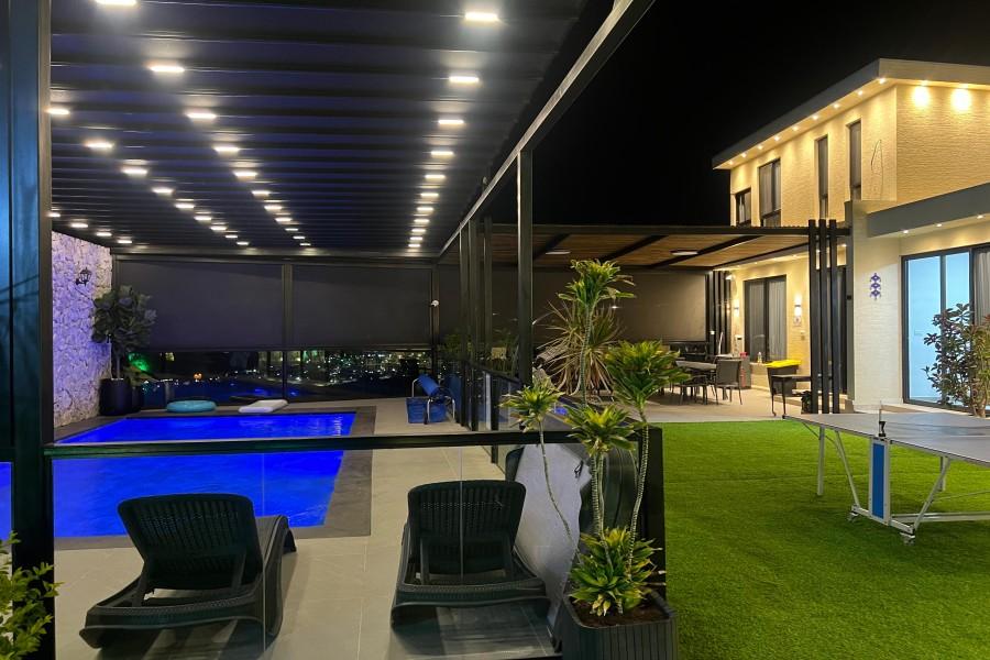 211394 המתחם בערב, וילה טרה ורדה - Terra Verde, וילה  בירכא וילות - Vila