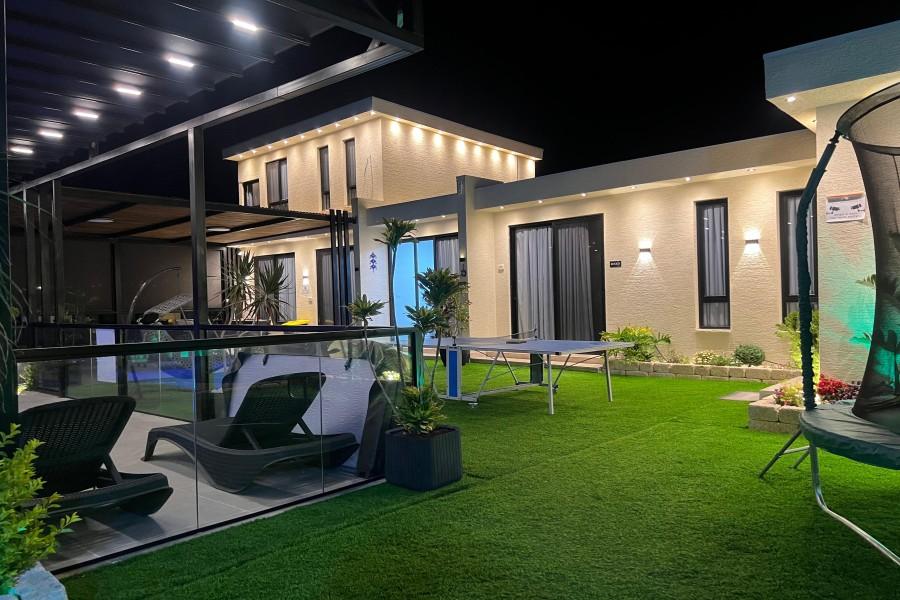 211396 המתחם בערב, וילה טרה ורדה - Terra Verde, וילה  בירכא וילות - Vila