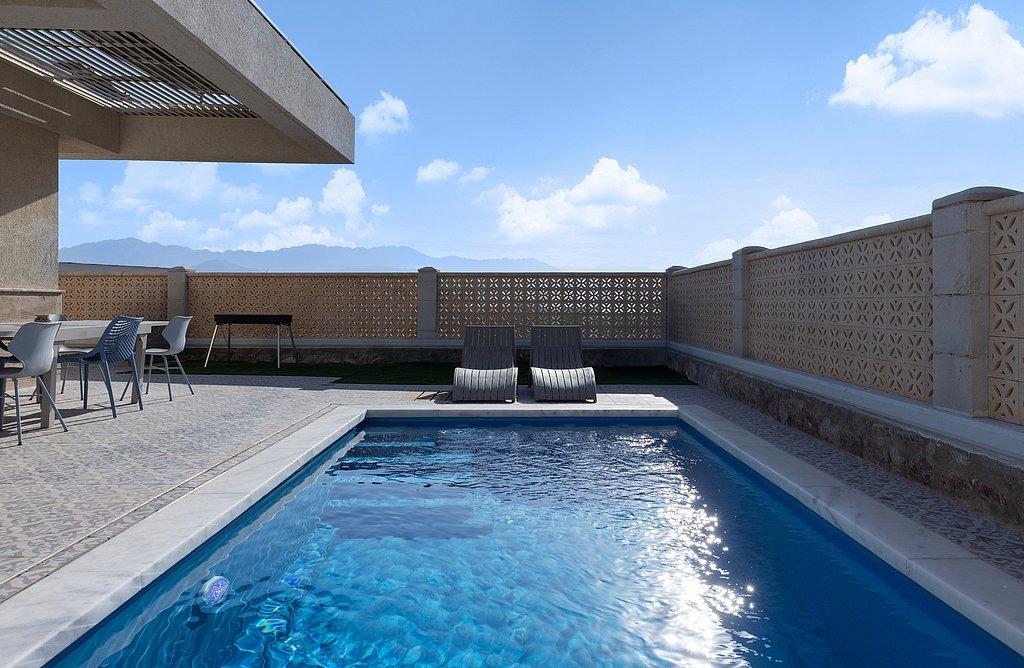 211731 מתחם חיצוני, וילה פאן בריכה מחוממת - Villa Fun, וילה  באילת וילות - Vila