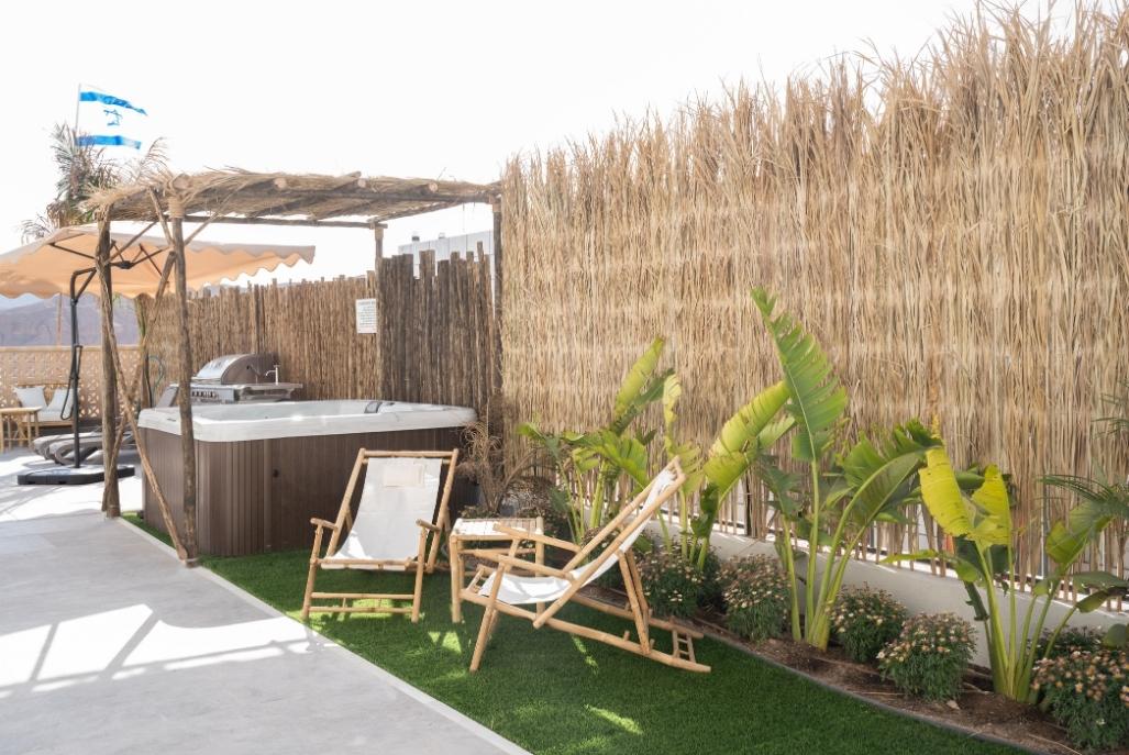 215825 המתחם החיצוני, אלה סאן - וילה שיטה, וילה  באילת וילות - Vila