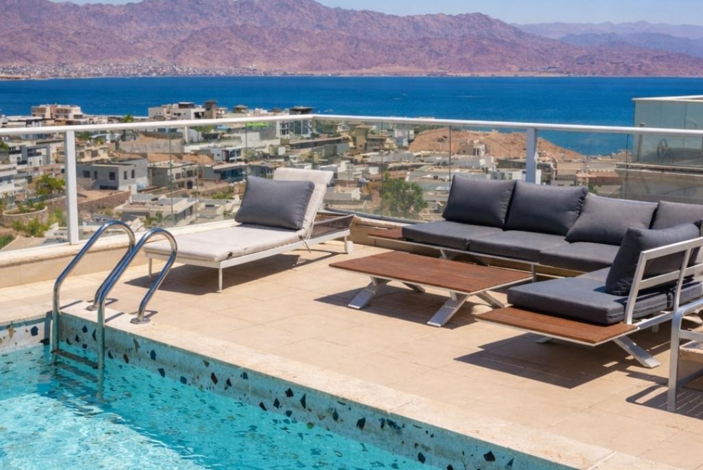 216367 גלריה חיצונית, פנטהאוז לומינה - קומה 1, וילה  באילת וילות - Vila