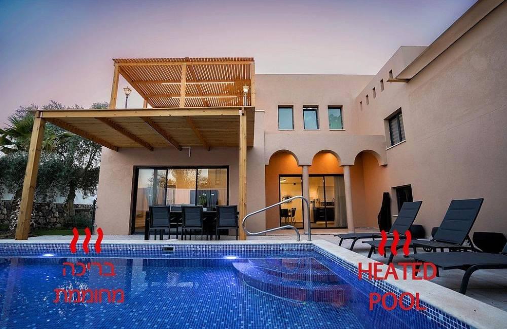 216403 וילה רוני אילת, וילה רוני בריכה מחוממת, וילה  באילת וילות - Vila