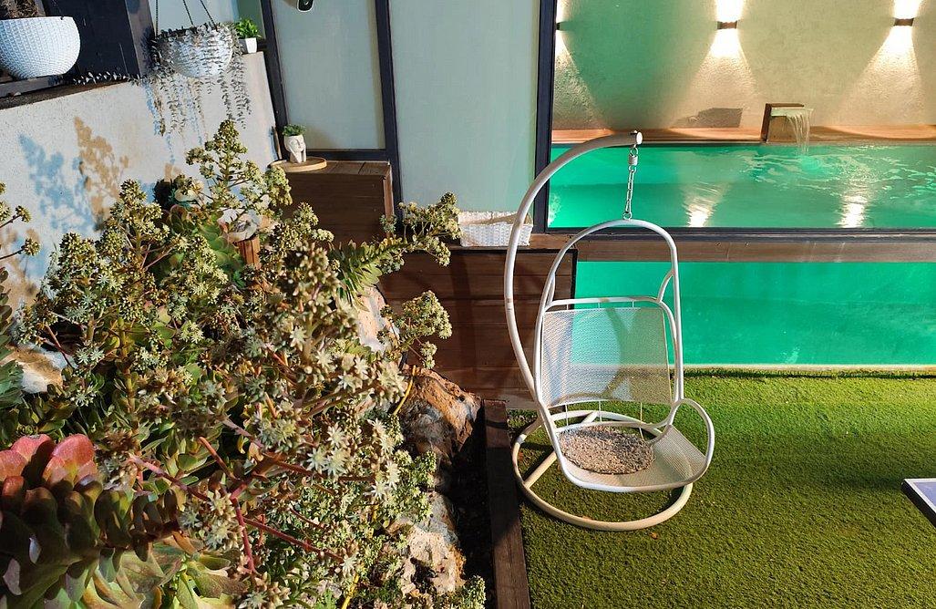 219764 בריכה חצר ונוף, וילה פנינת החן, וילה  בנוף כנרת וילות - Vila