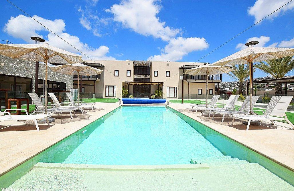 225208 מתחם החצר והבריכה, סהרה ריזורט - Sahara resort, וילה  בירכא וילות - Vila