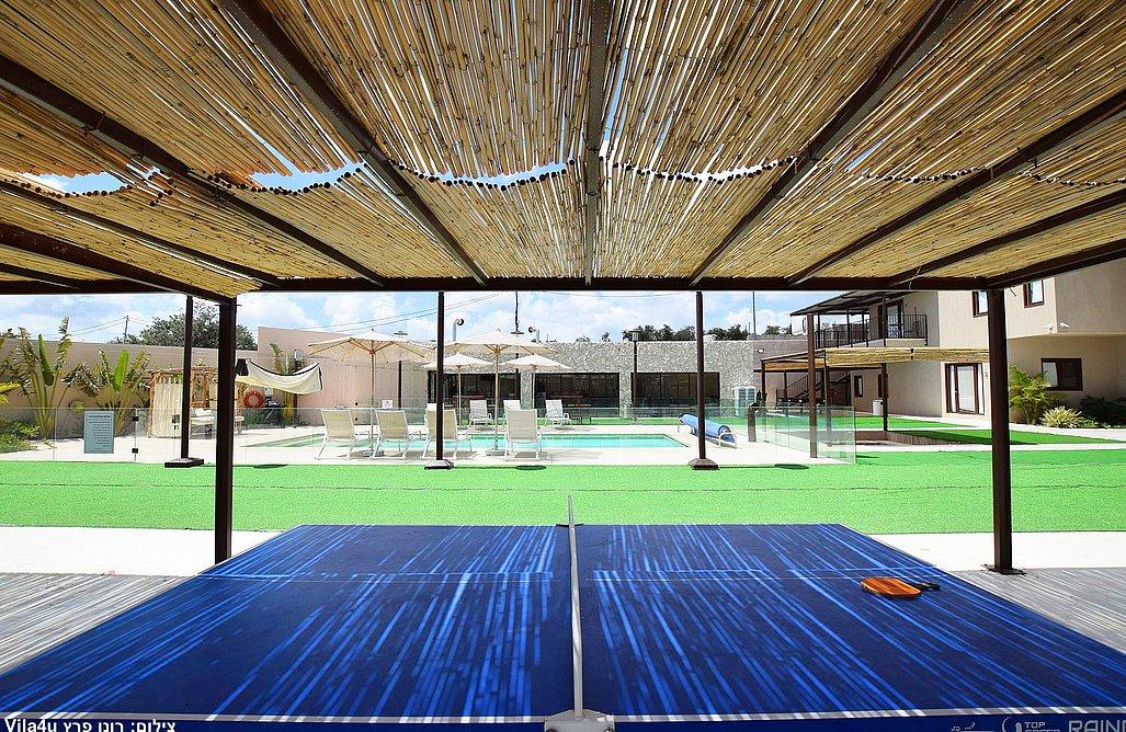 225210 מתחם החצר והבריכה, סהרה ריזורט - Sahara resort, וילה  בירכא וילות - Vila