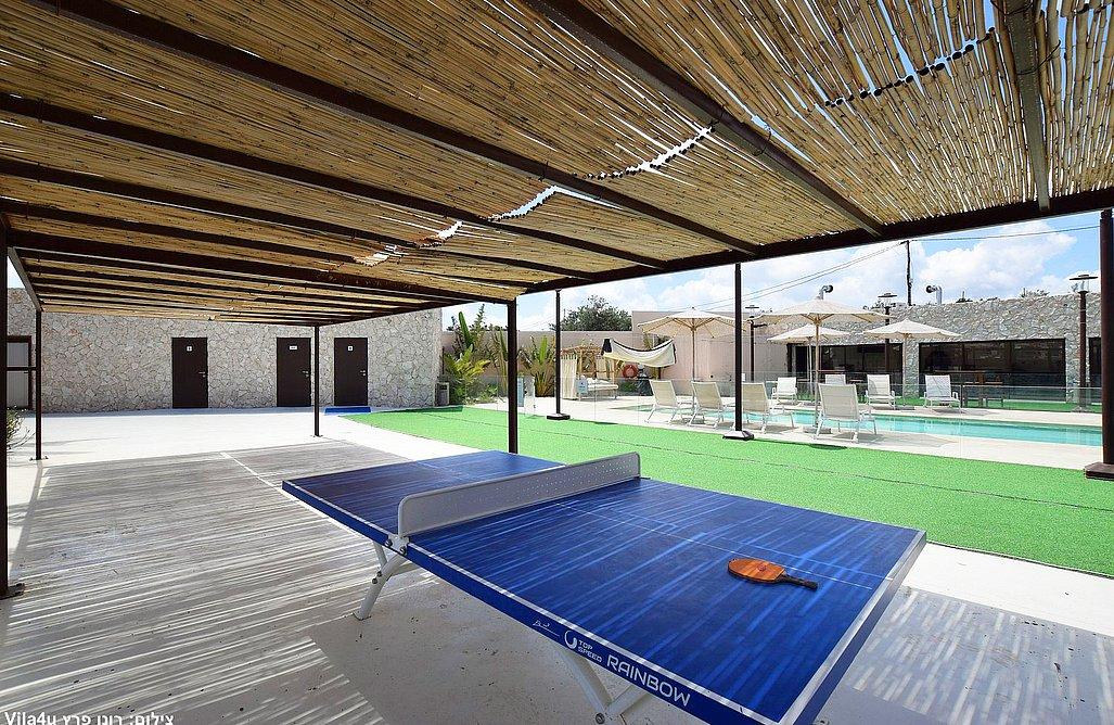 225211 מתחם החצר והבריכה, סהרה ריזורט - Sahara resort, וילה  בירכא וילות - Vila