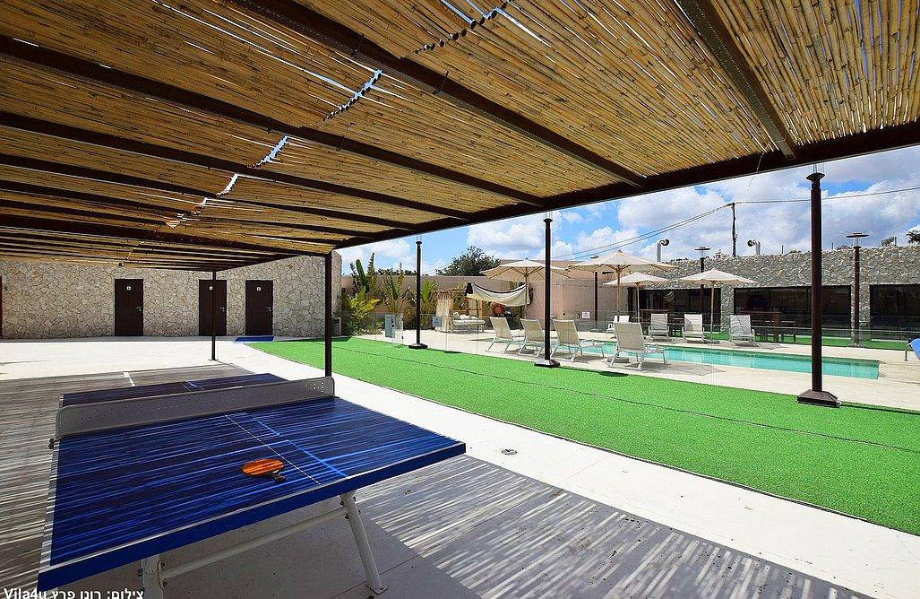 225212 מתחם החצר והבריכה, סהרה ריזורט - Sahara resort, וילה  בירכא וילות - Vila