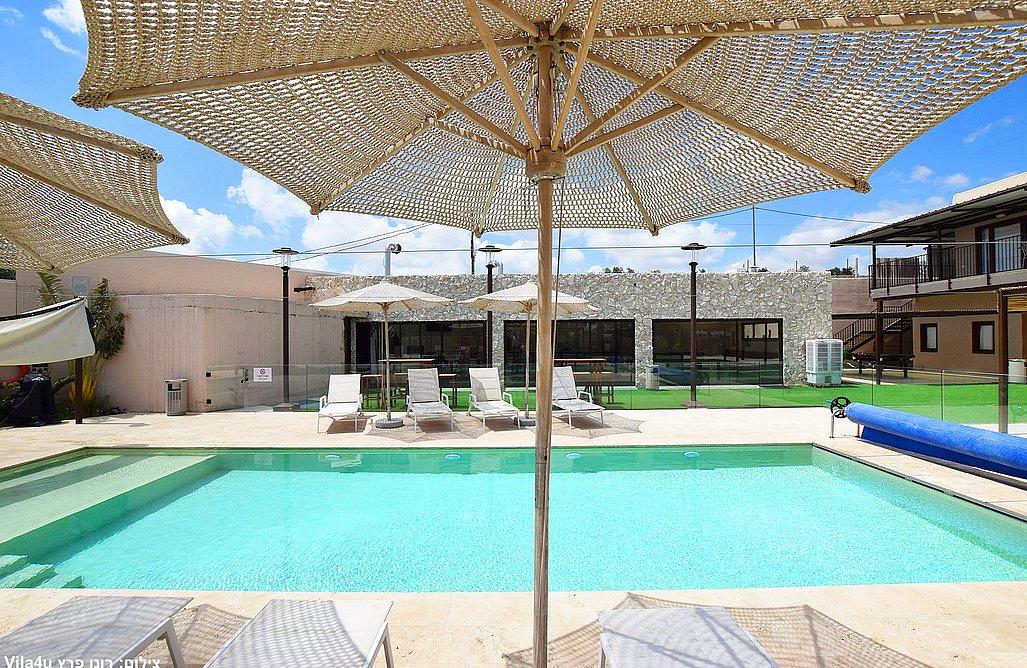 225213 מתחם החצר והבריכה, סהרה ריזורט - Sahara resort, וילה  בירכא וילות - Vila