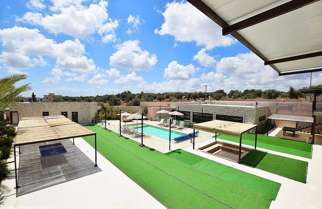 225220 מתחם החצר והבריכה, סהרה ריזורט - Sahara resort, וילה  בירכא וילות - Vila