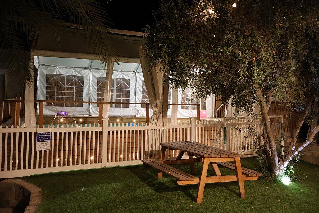225512 המתחם בערב, בית צימרמן יבנאל, וילה  ביבנאל וילות - Vila