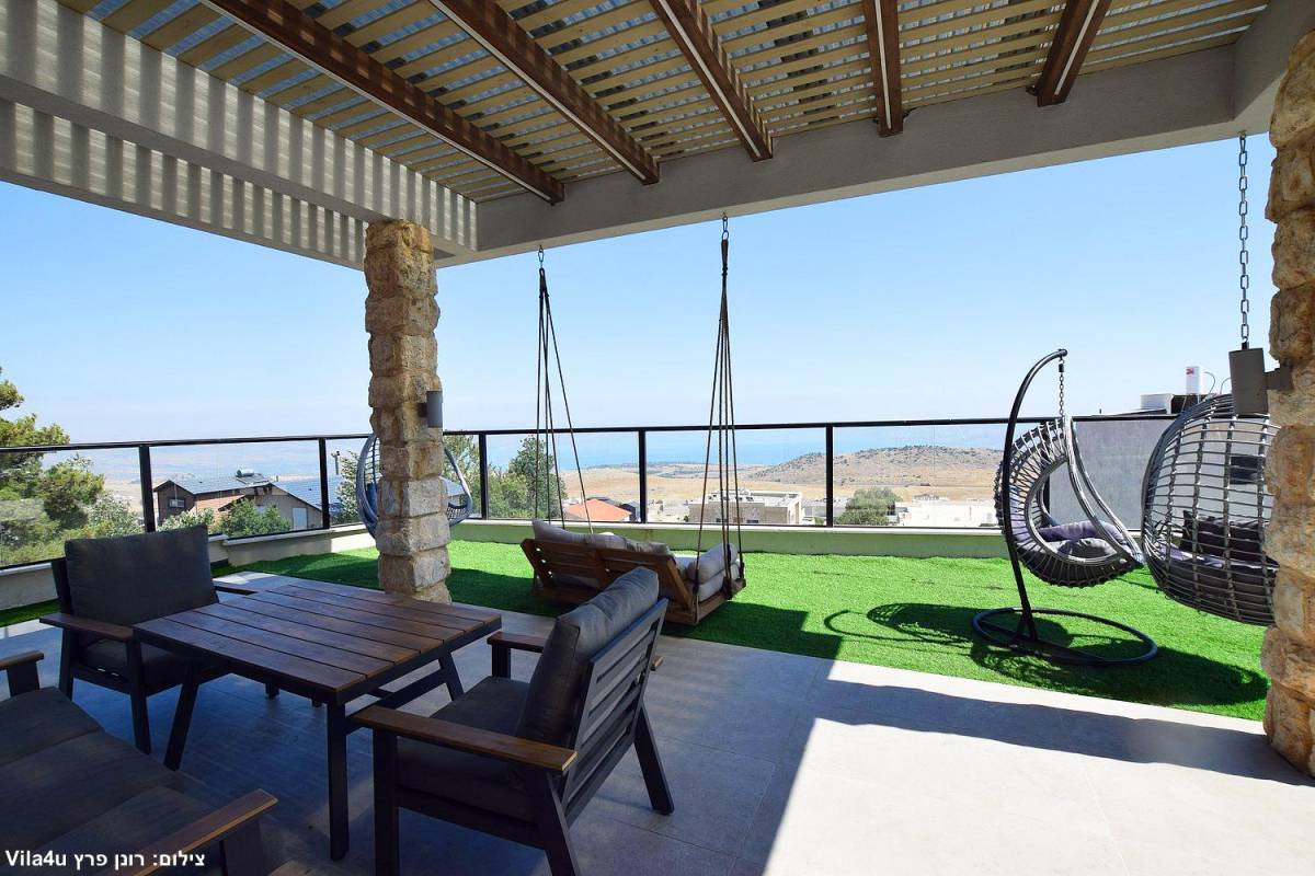 225821 המתחם החיצוני, וילה נוף כנרת - Villa Nofe Kinneret, וילה  בנוף כנרת וילות - Vila
