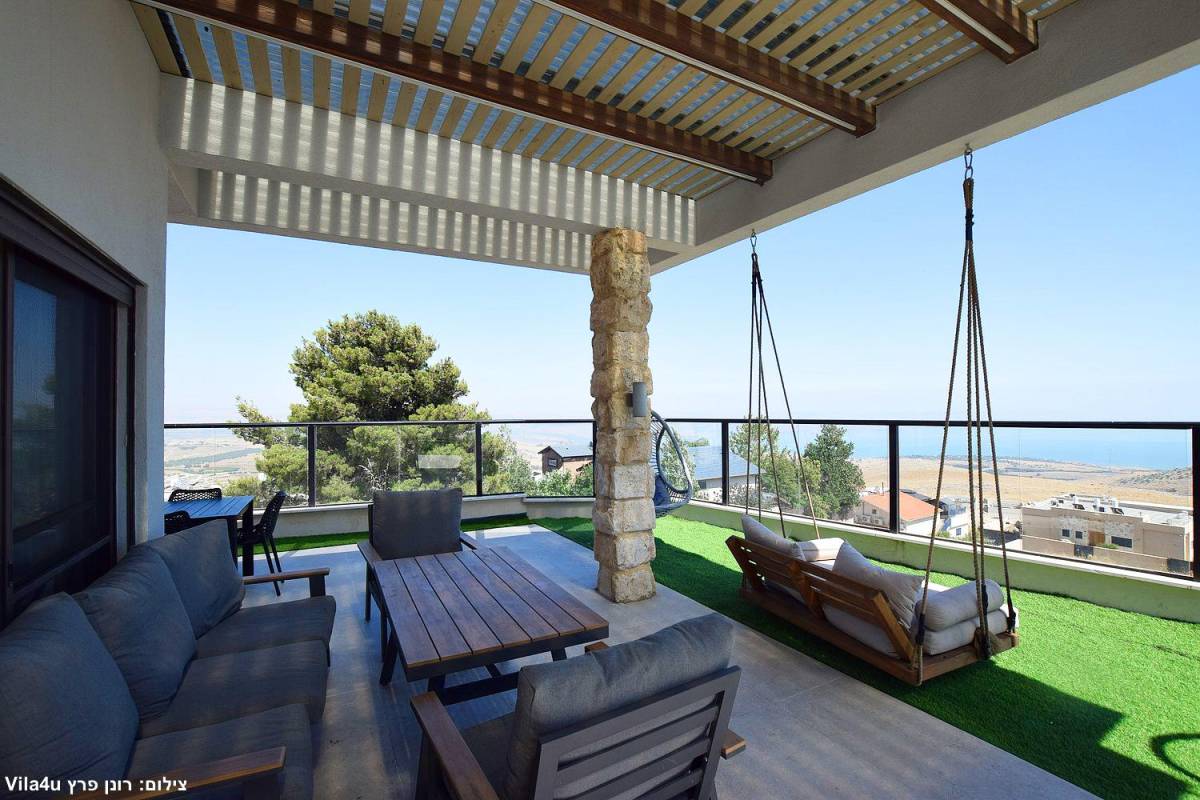 225822 המתחם החיצוני, וילה נוף כנרת - Villa Nofe Kinneret, וילה  בנוף כנרת וילות - Vila