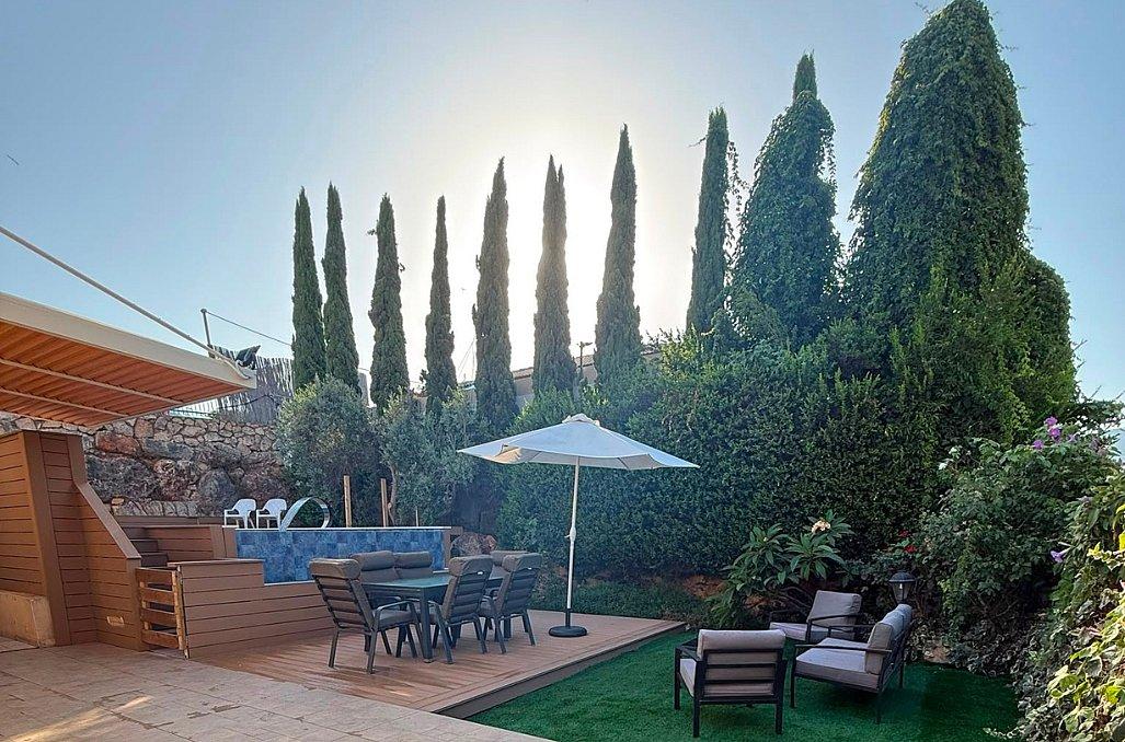 234557 מתחם חיצוני, קאסה רימון - CASA RIMON, וילה  בכפר חנניה וילות - Vila