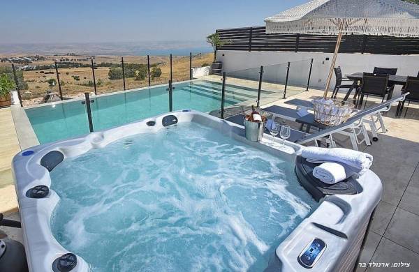 וילה גפן בוטיק נוף כנרת - מתחם הבריכה