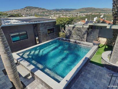 וילה ספא בצל השקד הבריכה והנוף